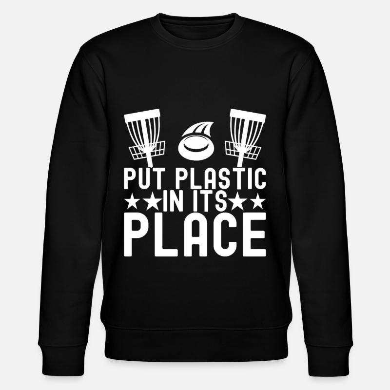 Disc Golf Disc Golfer - Stanley/Stella Unisex Bio-Sweatshirt CHANGER  - Schwarz