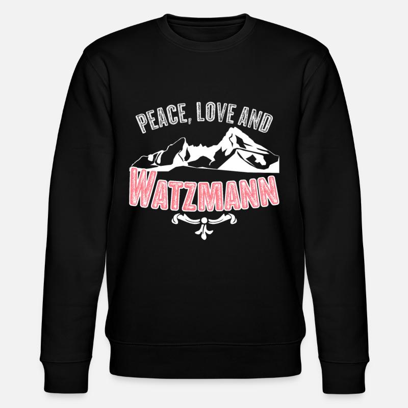 Watzmann - Stanley/Stella CHANGER Unisex Organic Sweatshirt - black