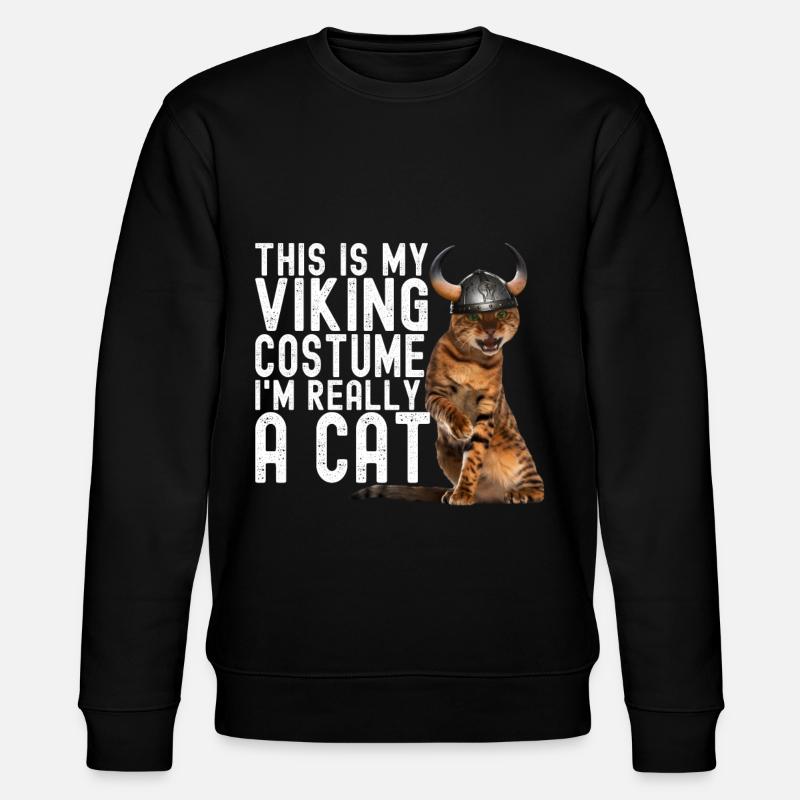 Chat Viking - Sweat bio CHANGER Stanley/Stella Unisexe - noir