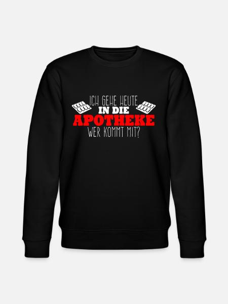 PTA Pharmazie Spruch Apotheke - Stanley/Stella Unisex Bio-Sweatshirt CHANGER - Schwarz