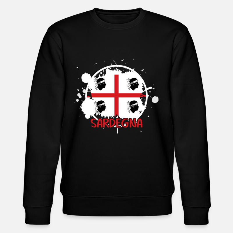 Sardegna Drapeau Sardaigne Sardaigne - Sweat bio CHANGER Stanley/Stella Unisexe - noir