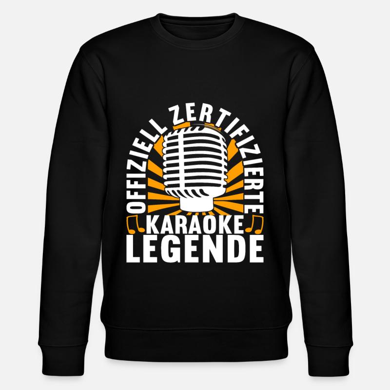 Karaoke Karaokeabend - Stanley/Stella Unisex Bio-Sweatshirt CHANGER  - Schwarz
