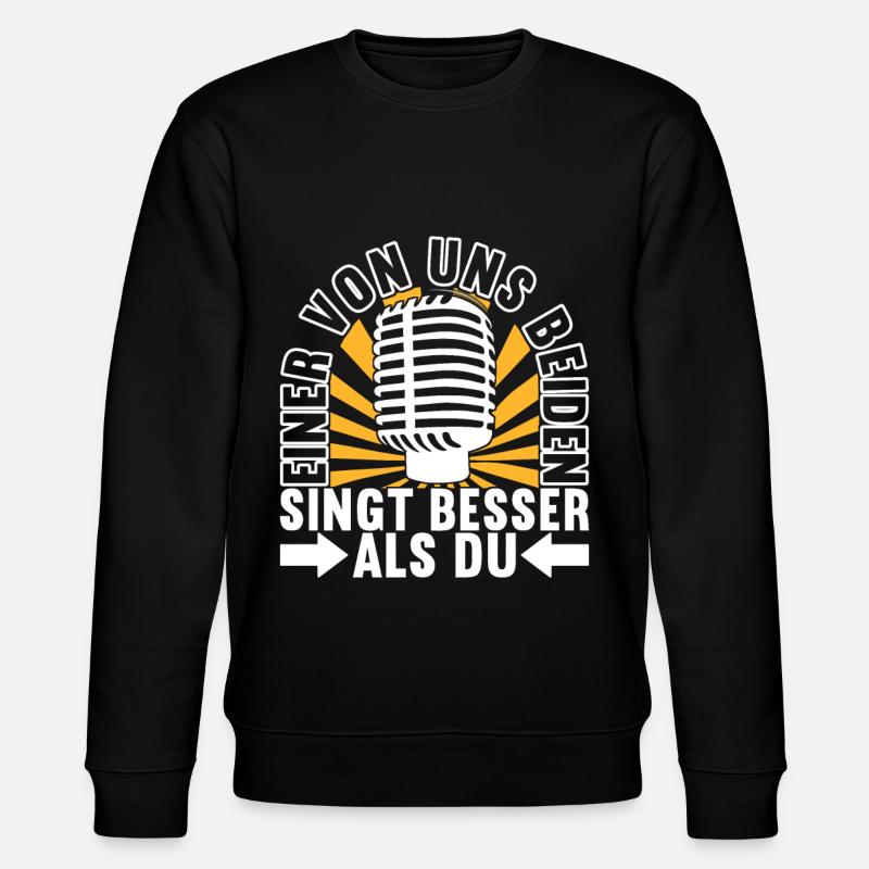 Karaoke Karaokeabend - Stanley/Stella Unisex Bio-Sweatshirt CHANGER  - Schwarz