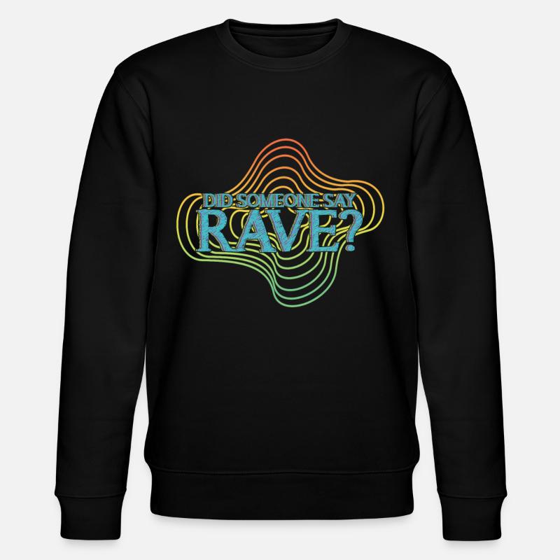 Raver Techno Rave Trance Hardtekk - Sweat bio CHANGER Stanley/Stella Unisexe - noir