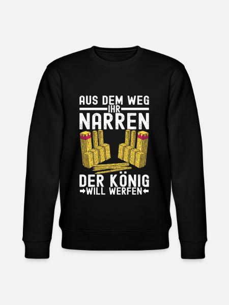 Kubb Wikinger Schach - Stanley/Stella Unisex Bio-Sweatshirt CHANGER - Schwarz