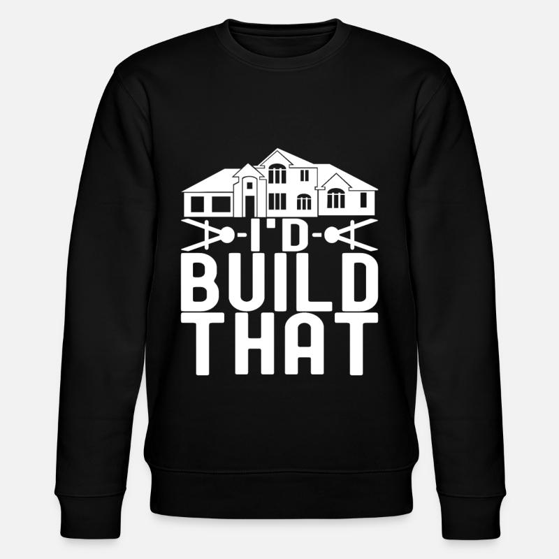 Architect Architecture - Stanley/Stella CHANGER Unisex Organic Sweatshirt - black
