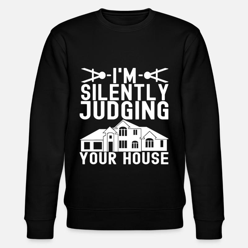 Architekt Architektur - Stanley/Stella Unisex Bio-Sweatshirt CHANGER  - Schwarz