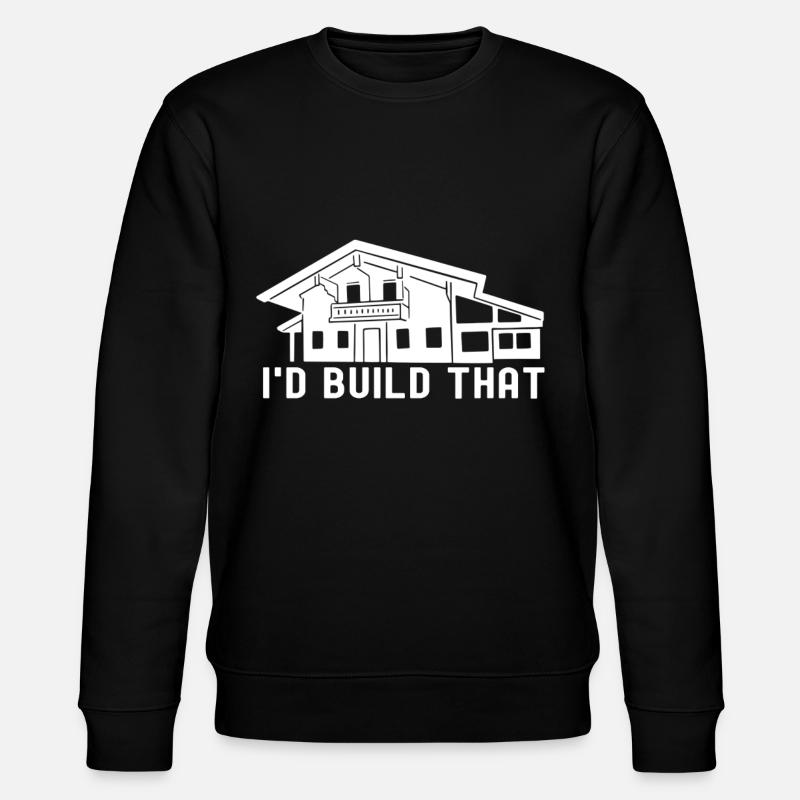 Architect Architecture - Stanley/Stella CHANGER Unisex Organic Sweatshirt - black