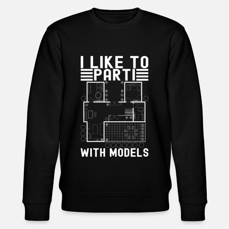 Architect Architecture - Stanley/Stella CHANGER Unisex Organic Sweatshirt - black