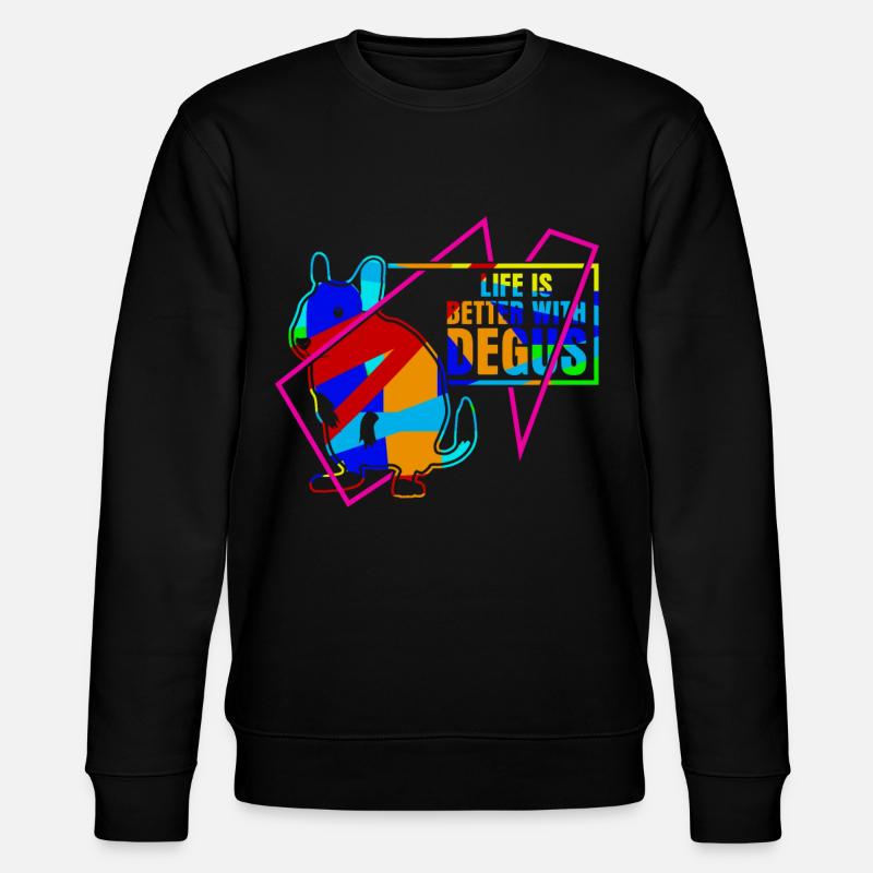 Degu Deguspruch Degus - Sweat bio CHANGER Stanley/Stella Unisexe - noir