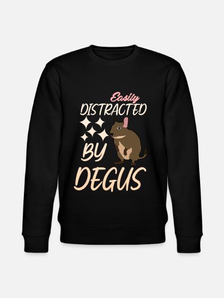 Degu Joke Degus - Stanley/Stella CHANGER Unisex Organic Sweatshirt - black