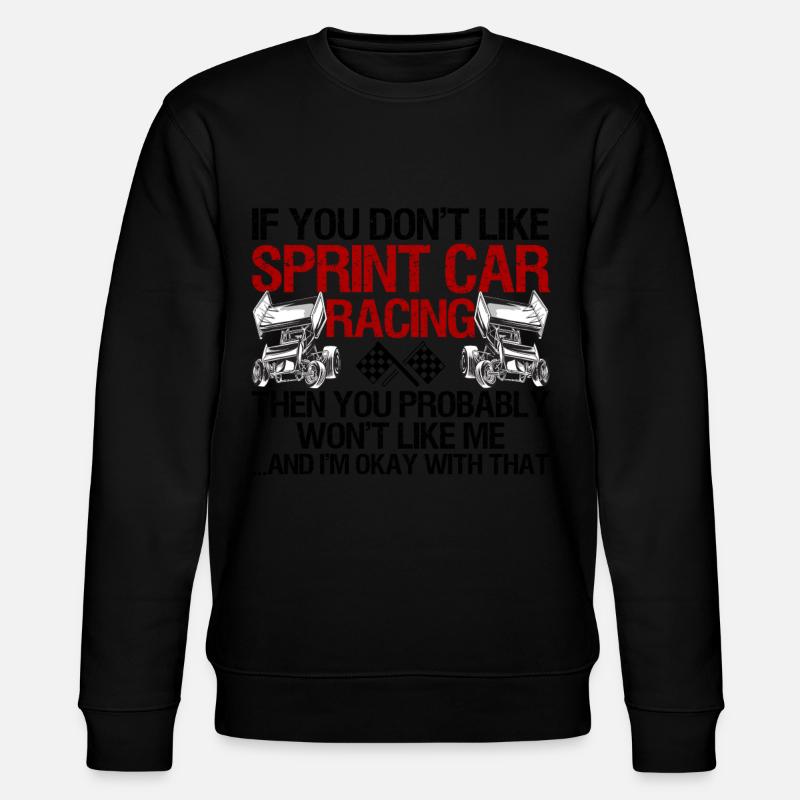Sprint Car Racing Spruch - Stanley/Stella Unisex Bio-Sweatshirt CHANGER - Schwarz