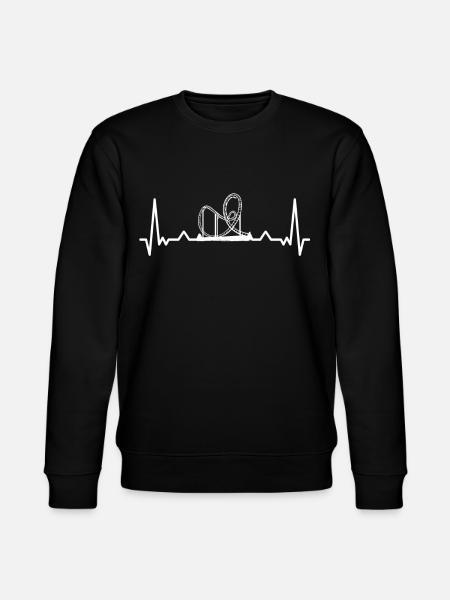 Achterbahn Geschenk - Stanley/Stella Unisex Bio-Sweatshirt CHANGER  - Schwarz