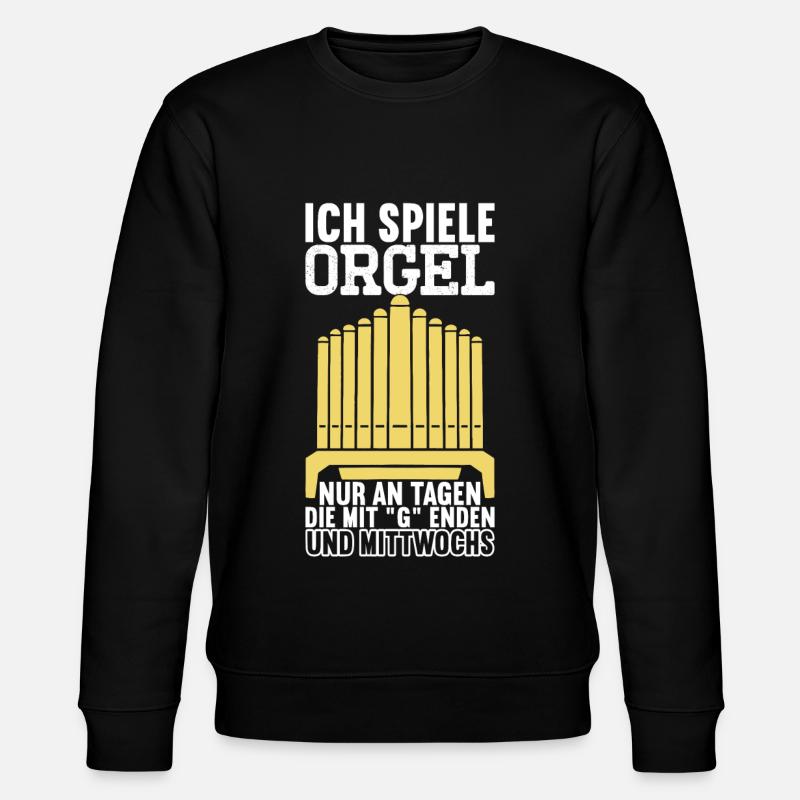 Orgel Organist - Stanley/Stella Unisex Bio-Sweatshirt CHANGER - Schwarz