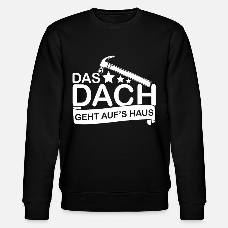 Dachdecker Dachdeckermeister - Stanley/Stella Unisex Bio-Sweatshirt CHANGER  - Schwarz