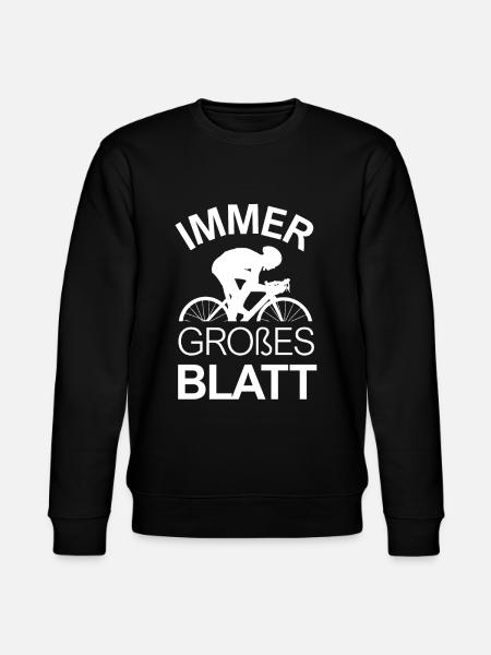 Immer großes Blatt - Stanley/Stella Unisex Bio-Sweatshirt CHANGER - Schwarz