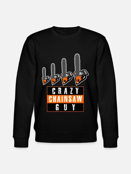 Chainsaw Chainsaws Lumberjacks - Stanley/Stella CHANGER Unisex Organic Sweatshirt - black