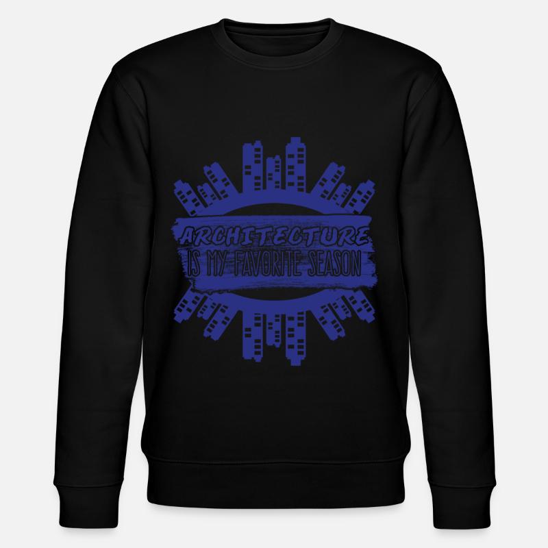 Architekt Wolkenkratzer Architecure - Stanley/Stella Unisex Bio-Sweatshirt CHANGER  - Schwarz