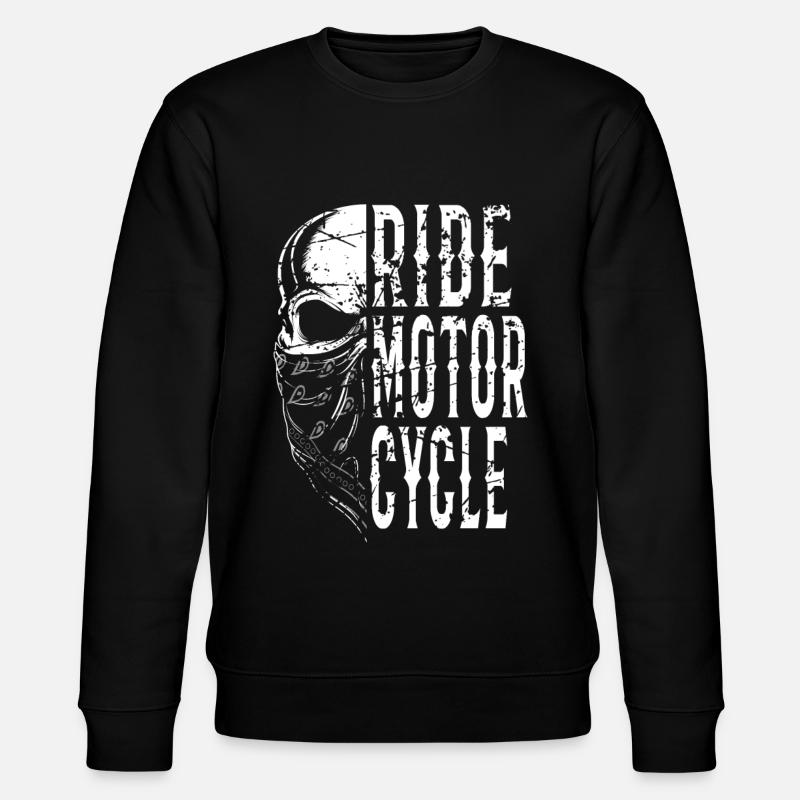 balade Motos Skull - Sweat bio CHANGER Stanley/Stella Unisexe - noir