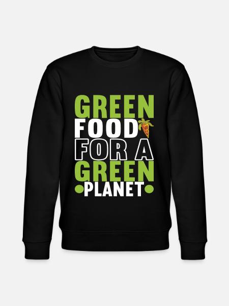 Vegan Vegetarians - Stanley/Stella CHANGER Unisex Organic Sweatshirt - black