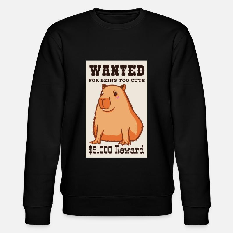Capybara Water License - Stanley/Stella CHANGER Unisex Organic Sweatshirt - black