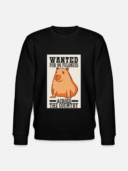 Capybara Water License - Stanley/Stella CHANGER Unisex Organic Sweatshirt - black
