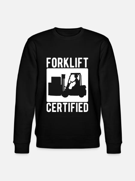 Gabelstaplerfahrer Forklift Certified - Stanley/Stella Unisex Bio-Sweatshirt CHANGER - Schwarz