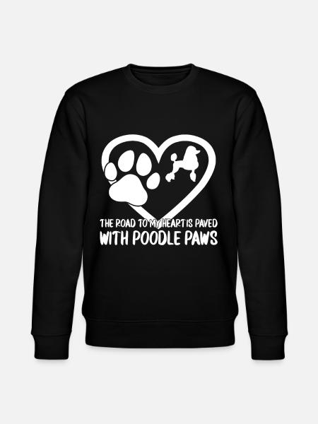 Pudel Hundebesitzer Geschenk - Stanley/Stella Unisex Bio-Sweatshirt CHANGER  - Schwarz