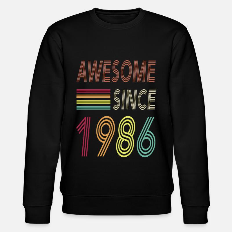 Génial depuis 1986 - Sweat bio CHANGER Stanley/Stella Unisexe - noir
