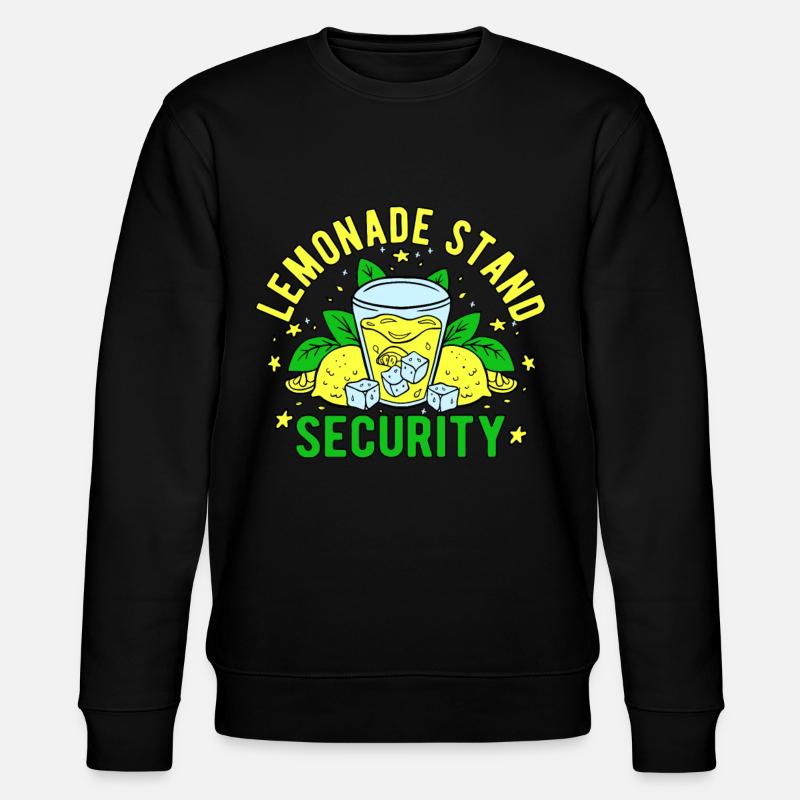 Limonadenverkäufer Lemonade Stand Security - Stanley/Stella Unisex Bio-Sweatshirt CHANGER  - Schwarz
