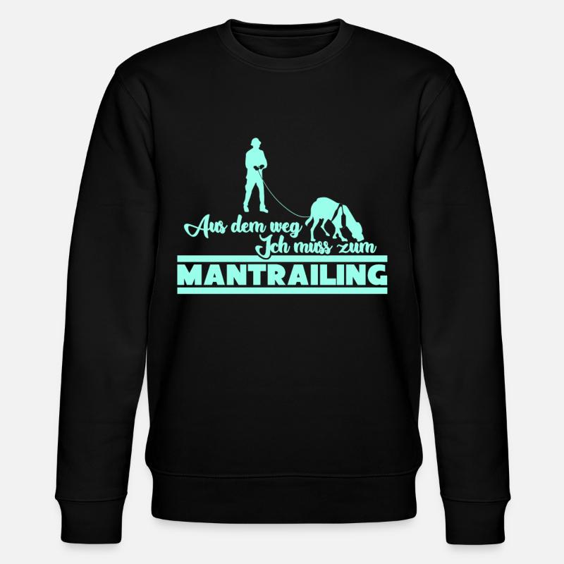 Mantrailing Recherche Chiens Mantrailer - Sweat bio CHANGER Stanley/Stella Unisexe - noir