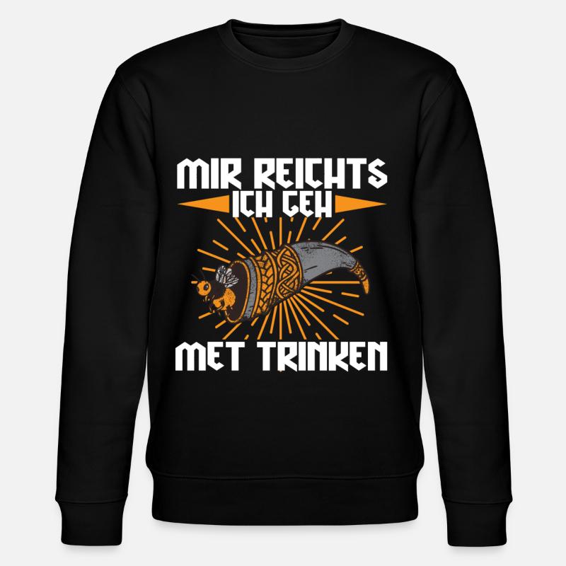 Wikinger Odin Germanen - Stanley/Stella Unisex Bio-Sweatshirt CHANGER - Schwarz