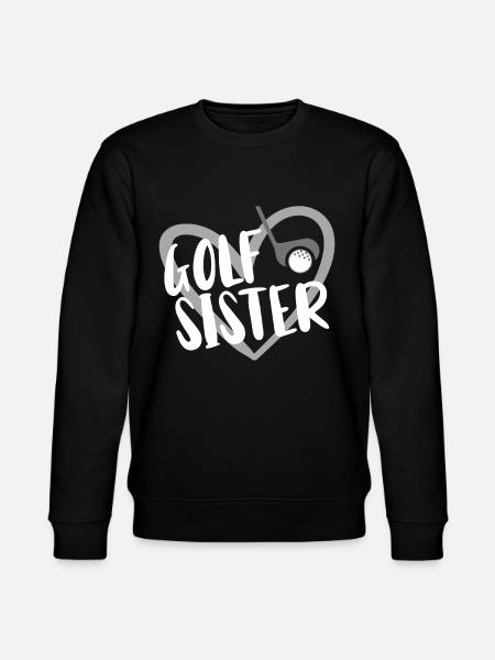 Golf Spieler Spruch Geschenkidee - Stanley/Stella Unisex Bio-Sweatshirt CHANGER  - Schwarz