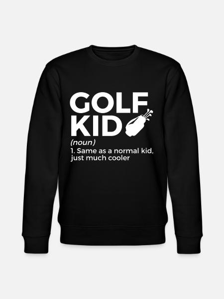 Golf Spieler Spruch Geschenkidee - Stanley/Stella Unisex Bio-Sweatshirt CHANGER  - Schwarz
