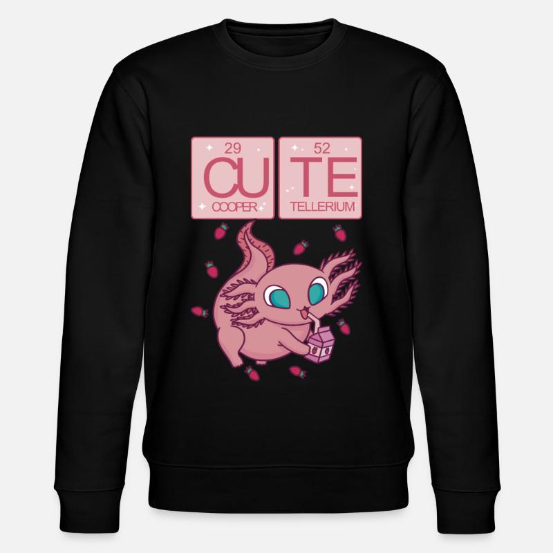 Doux axolotl animaux doux - Sweat bio CHANGER Stanley/Stella Unisexe - noir