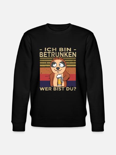 Biertrinker - Männerabend - Saufen - Stanley/Stella Unisex Bio-Sweatshirt CHANGER - Schwarz