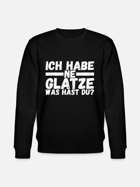 Glatze Glatzkopf - Stanley/Stella Unisex Bio-Sweatshirt CHANGER  - Schwarz