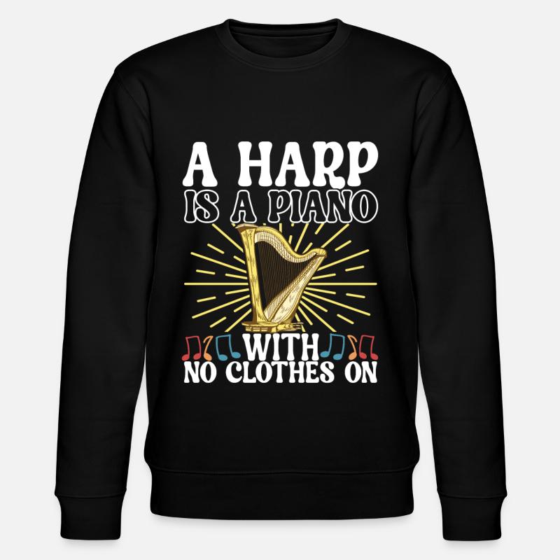 Joueur de harpe - Sweat bio CHANGER Stanley/Stella Unisexe - noir
