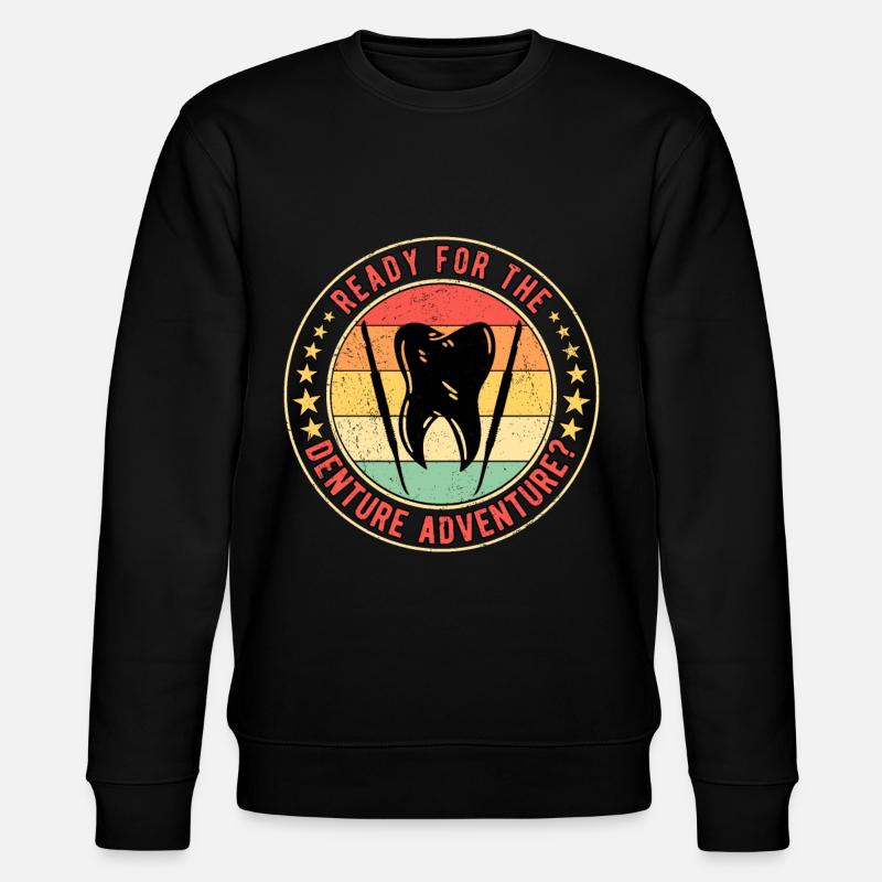 Zahntechniker Zahnprothetiker - Stanley/Stella Unisex Bio-Sweatshirt CHANGER  - Schwarz