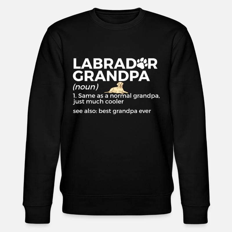 Chiens Labrador - Sweat bio CHANGER Stanley/Stella Unisexe - noir