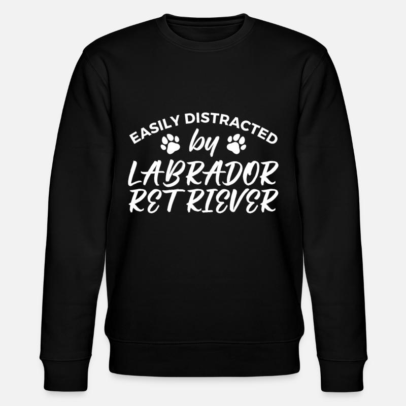 Labrador Dogs - Stanley/Stella CHANGER Unisex Organic Sweatshirt - black