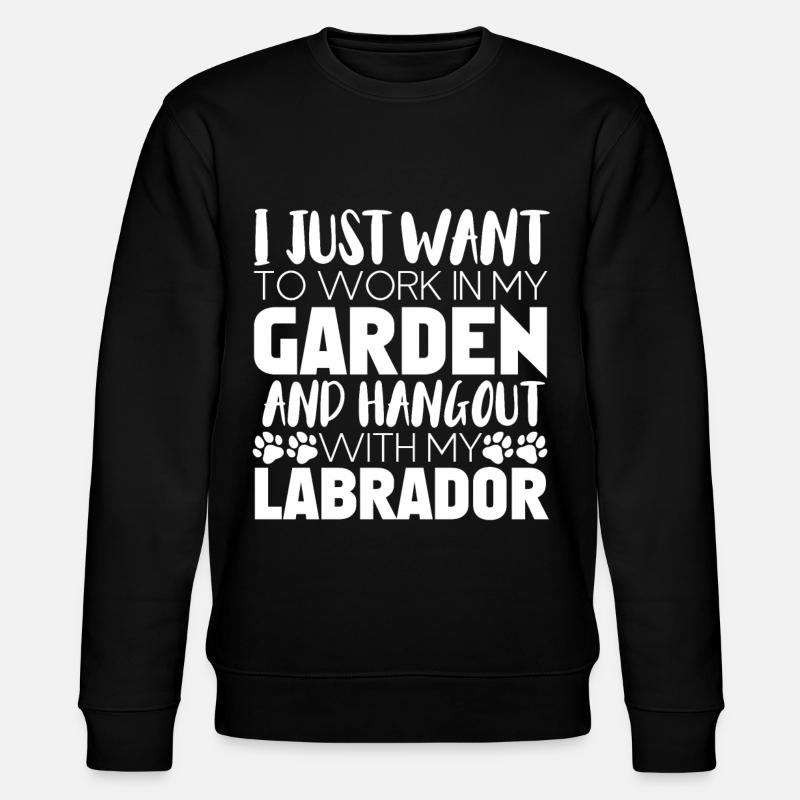 Chiens Labrador - Sweat bio CHANGER Stanley/Stella Unisexe - noir