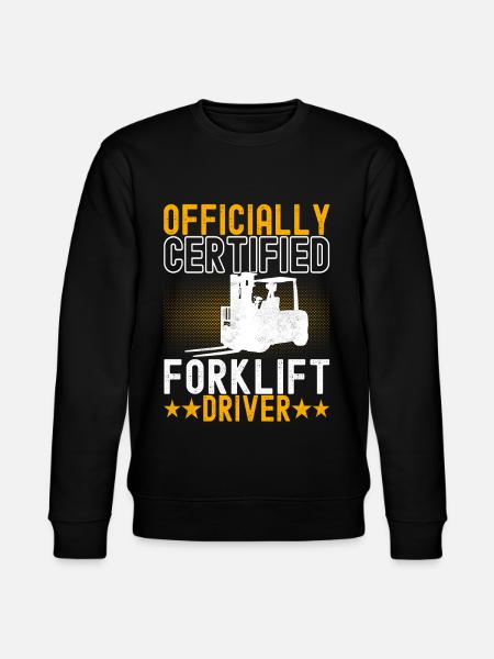 Gabelstapler Gabelstaplerfahrer - Stanley/Stella Unisex Bio-Sweatshirt CHANGER  - Schwarz