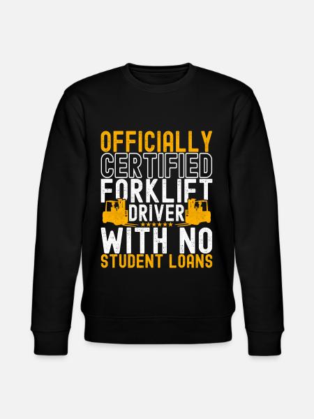 Gabelstapler Gabelstaplerfahrer - Stanley/Stella Unisex Bio-Sweatshirt CHANGER  - Schwarz