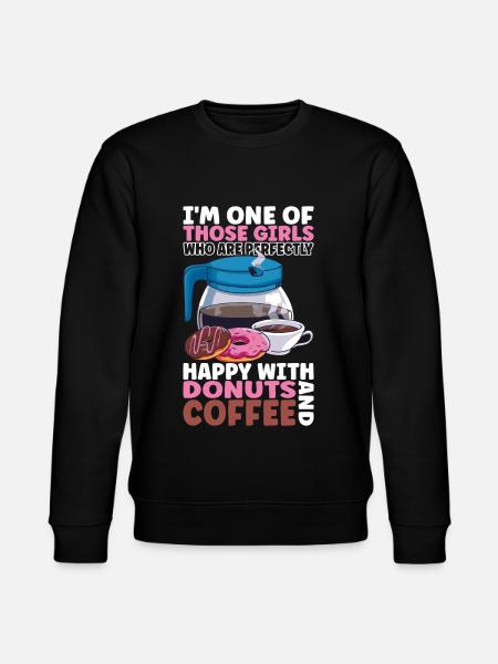 Kaffee Donuts - Stanley/Stella Unisex Bio-Sweatshirt CHANGER - Schwarz