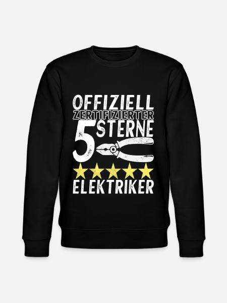 Electrician Electronics Technician - Stanley/Stella CHANGER Unisex Organic Sweatshirt - black