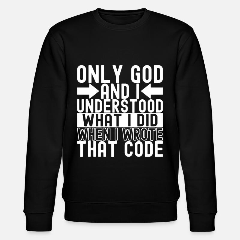 Programmer Computer Scientist - Stanley/Stella CHANGER Unisex Organic Sweatshirt - black