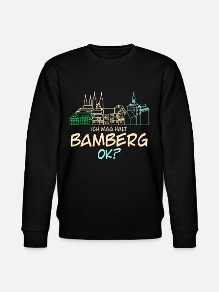 Bamberger I like Bamberg - Stanley/Stella CHANGER Unisex Organic Sweatshirt - black