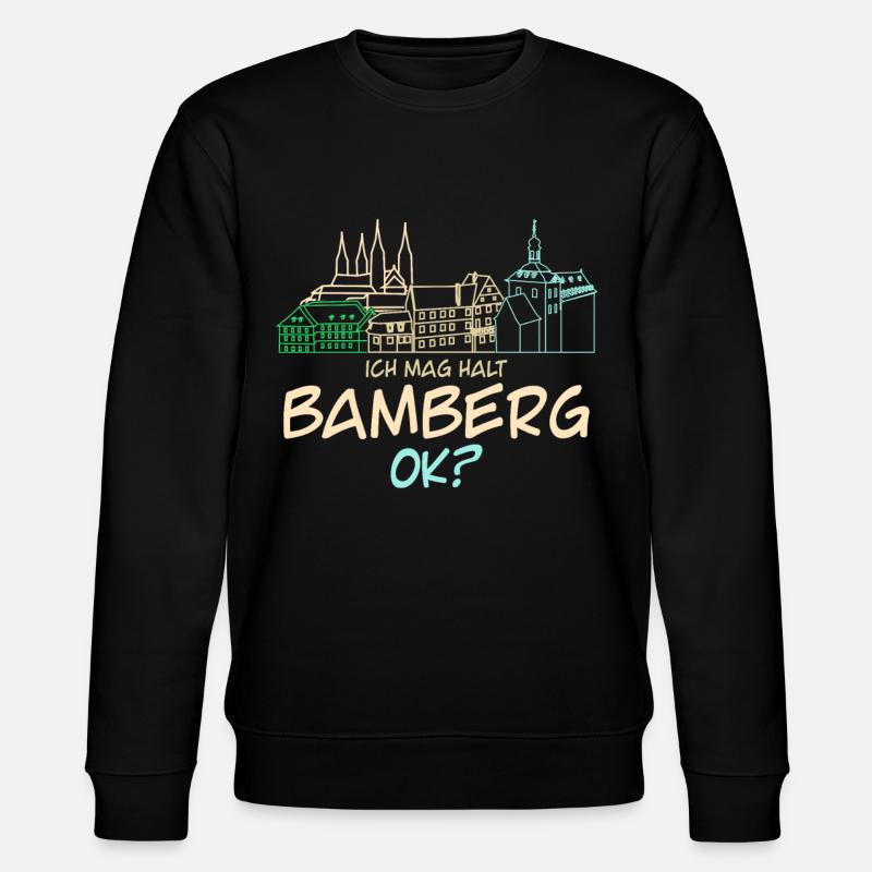 Bamberger J’aime Bamberg - Sweat bio CHANGER Stanley/Stella Unisexe - noir