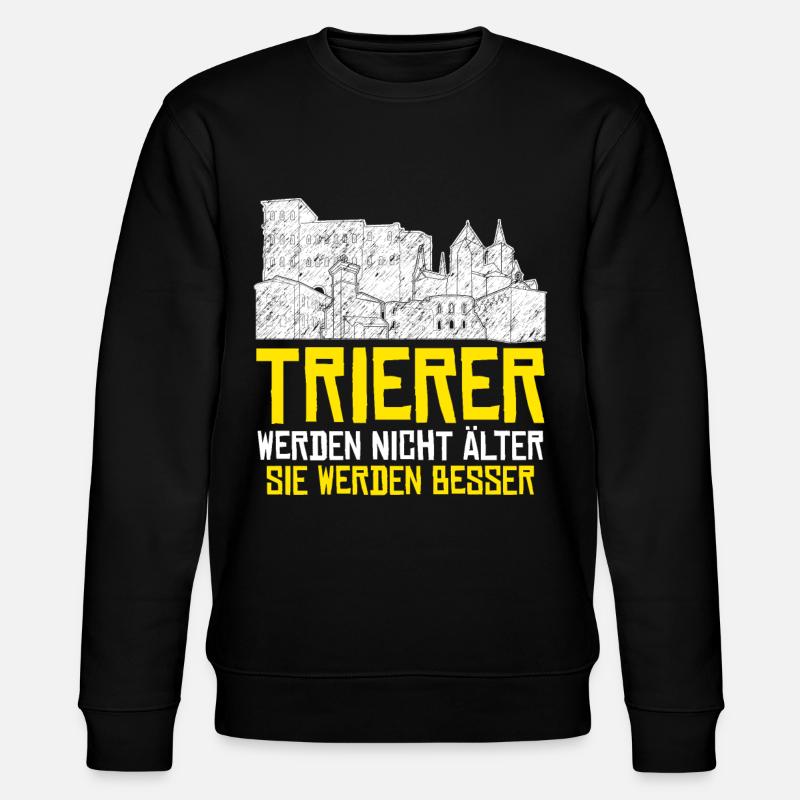 Trier Trierer - Stanley/Stella Unisex Bio-Sweatshirt CHANGER  - Schwarz